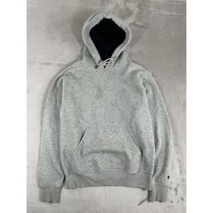 Champion Authentic Athleticwear Gray Drawstring Cotton Hoodie Size S